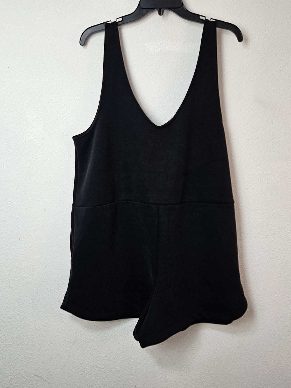 A New Day Black V-Neck Sleeveless Romper - Size XXL